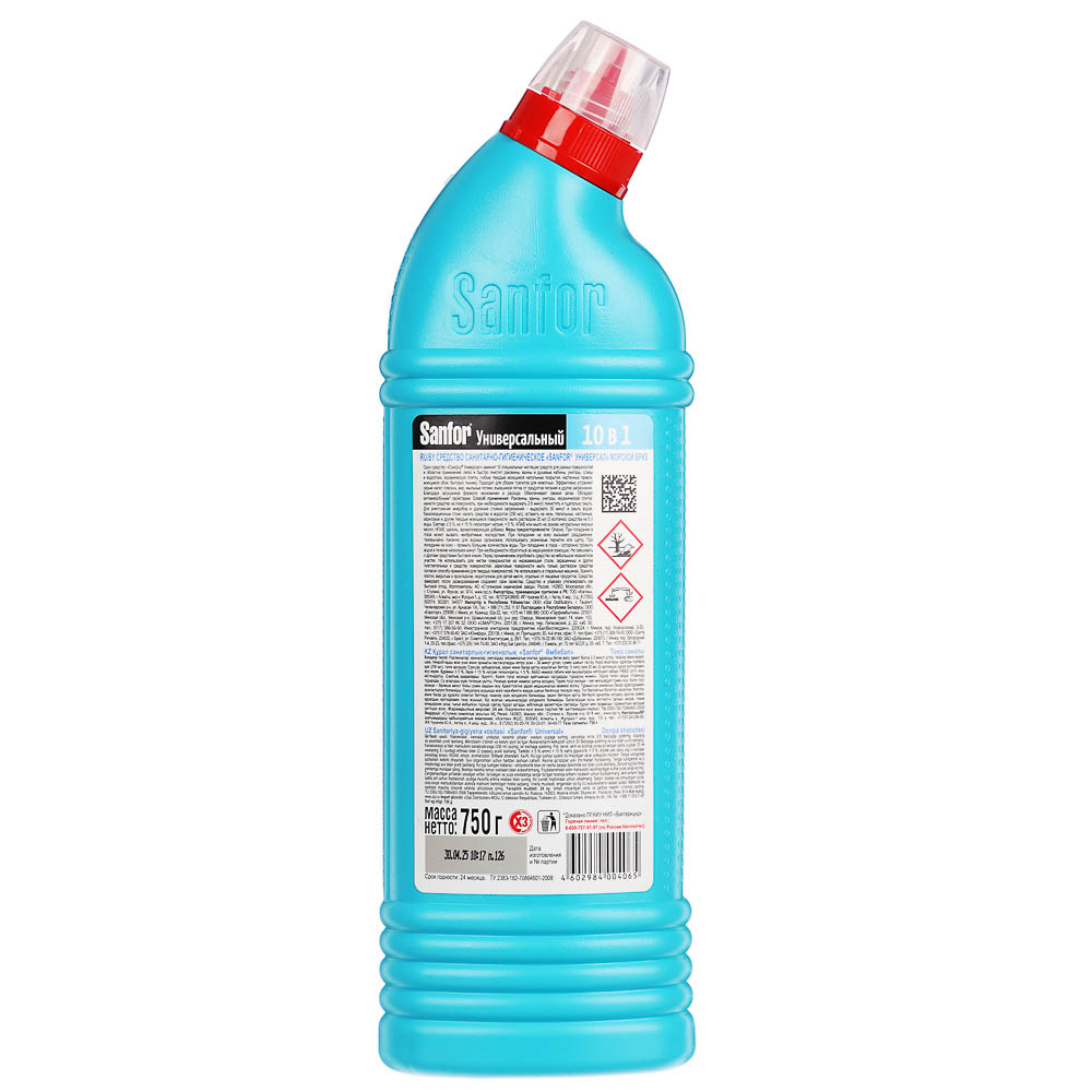 Средство чистящее SANFOR 10в1 Universal универсальное Морской Бриз, п/б, 750мл, арт.№ 979-027