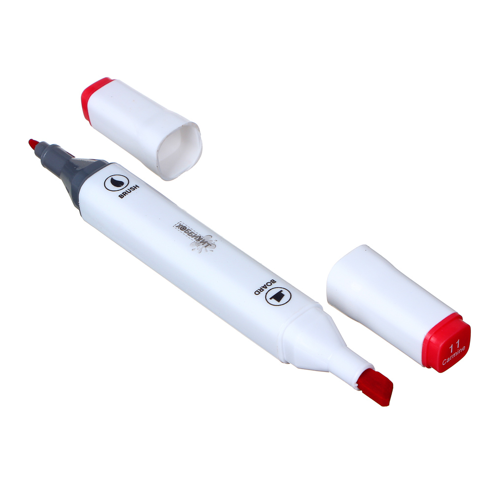 BY Ёлки Набор маркеров для скетчинга, пластик, 8,2х17х6,5см, 12 цветов, арт.№ 830-751