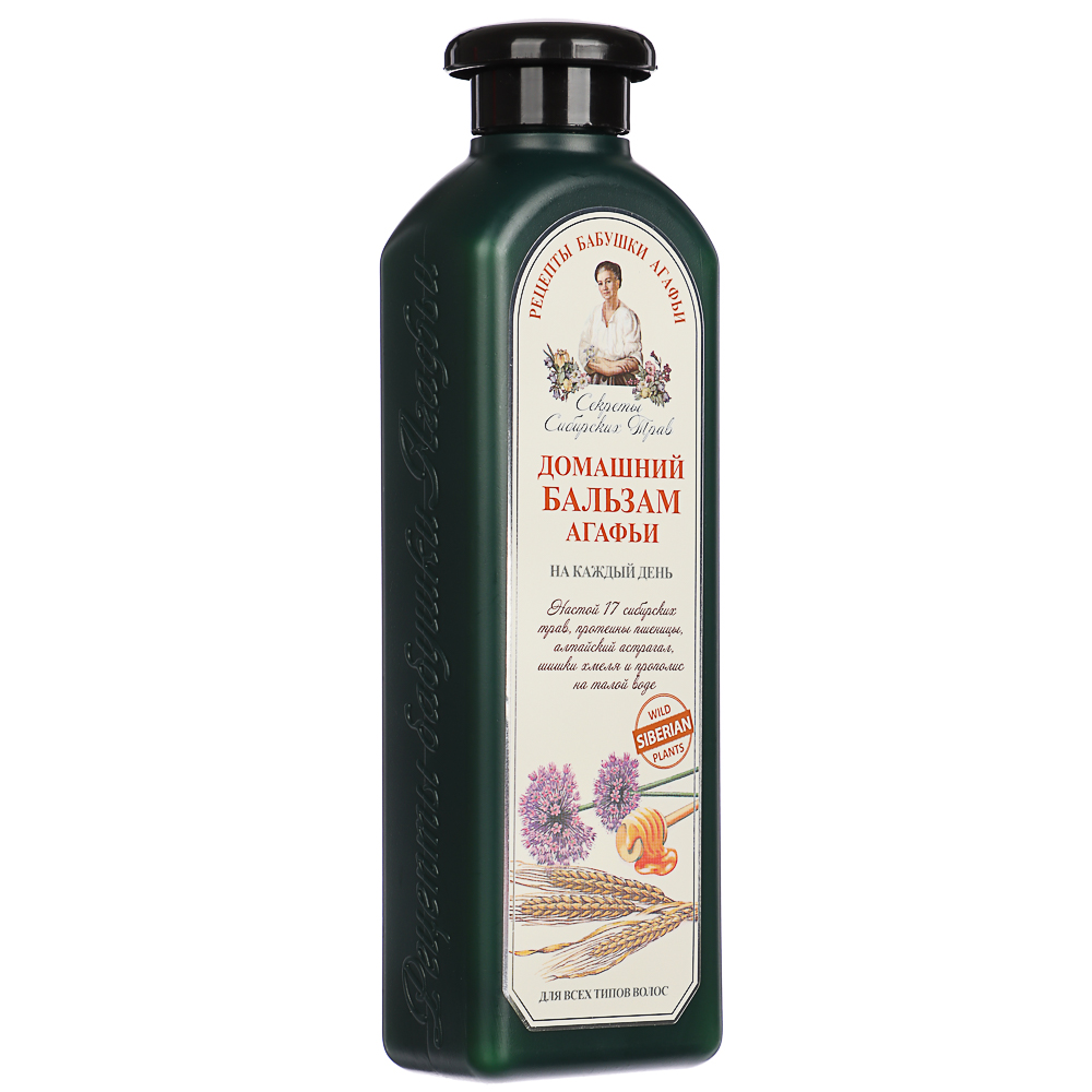 Бальзам для волос РЕЦЕПТЫ БАБУШКИ АГАФЬИ для всех типов волос, п/б, 350мл, арт.№ 971-058