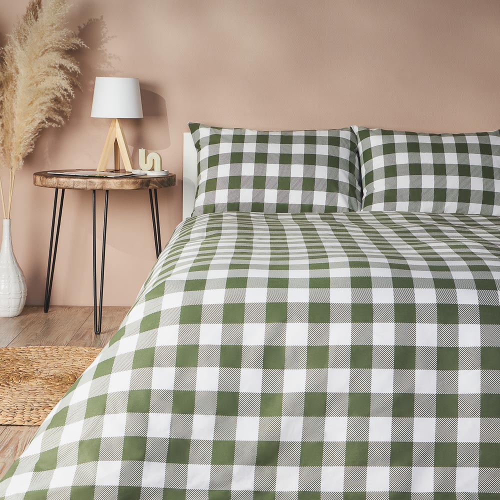 PROVANCE Эвкалипт Комплект постельного белья 1,5 (4 предмета), бязь, 100% хлопок, зеленый, арт.№ 421-004