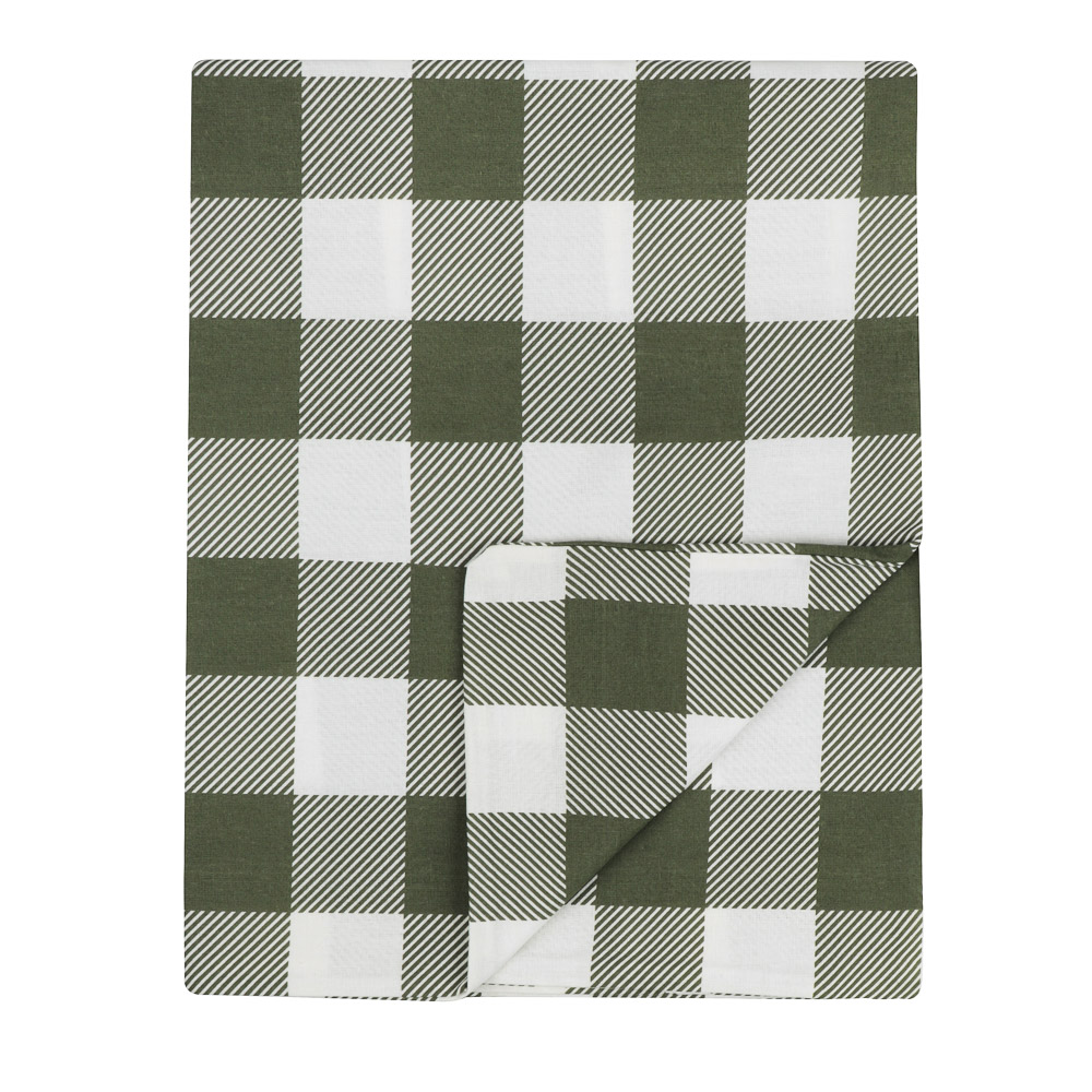 PROVANCE Эвкалипт Комплект постельного белья 1,5 (4 предмета), бязь, 100% хлопок, зеленый, арт.№ 421-004