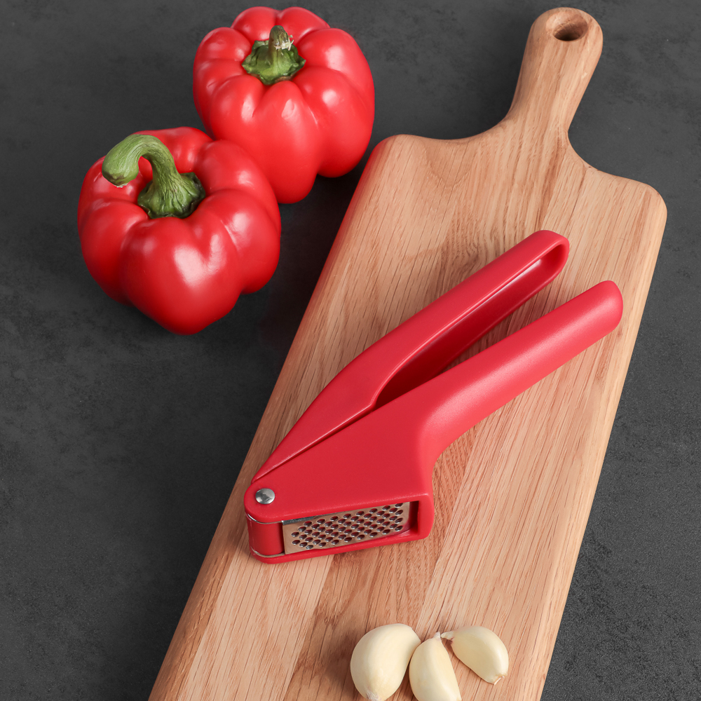 SATOSHI Премьер Пресс для чеснока 20х4,5см, нерж.сталь, пластик, арт.№ 881-200