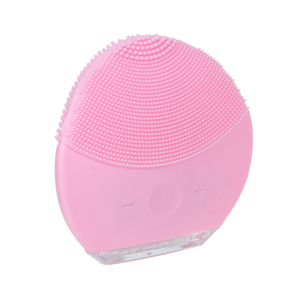 SILAPRO Прибор для массажа и очищения лица, 8 режимов, 7.5x8см, силикон, USB, 3.7V, 150mAh, 2 цвета, арт.№ 192-050