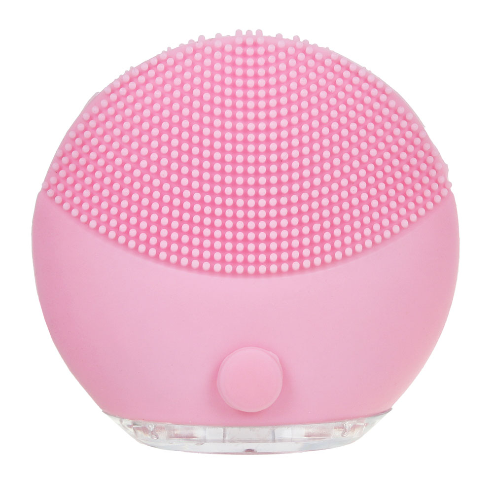 SILAPRO Прибор для массажа и очищения лица, 8 режимов, 7.5x8см, силикон, USB, 3.7V, 150mAh, 2 цвета, арт.№ 192-050