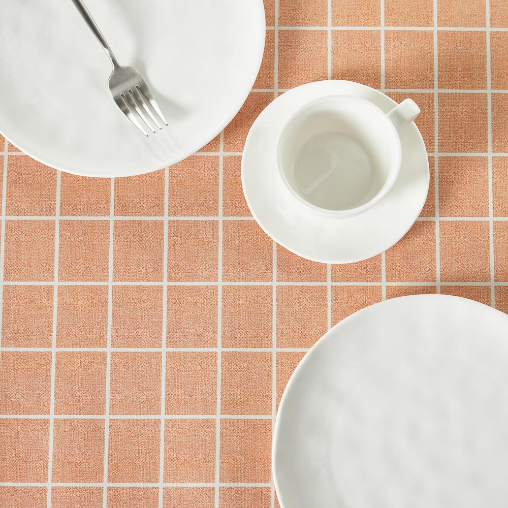 PROVANCE Карамель Скатерть ПВХ 110х140см на текстильной основе, арт.№ 479-302