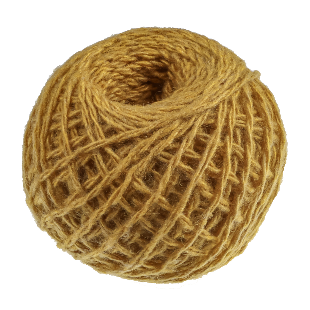 Пряжа в клубках акрил 100м/40-42 гр, цвет горчица, арт.№ 308-381