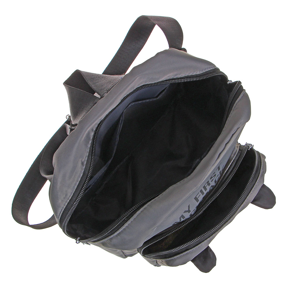 Мини-рюкзак, 28x23x10см, "Мишка", 1 отд., накладной карман, фактурный полиэстер с блестками, арт.№ 254-520