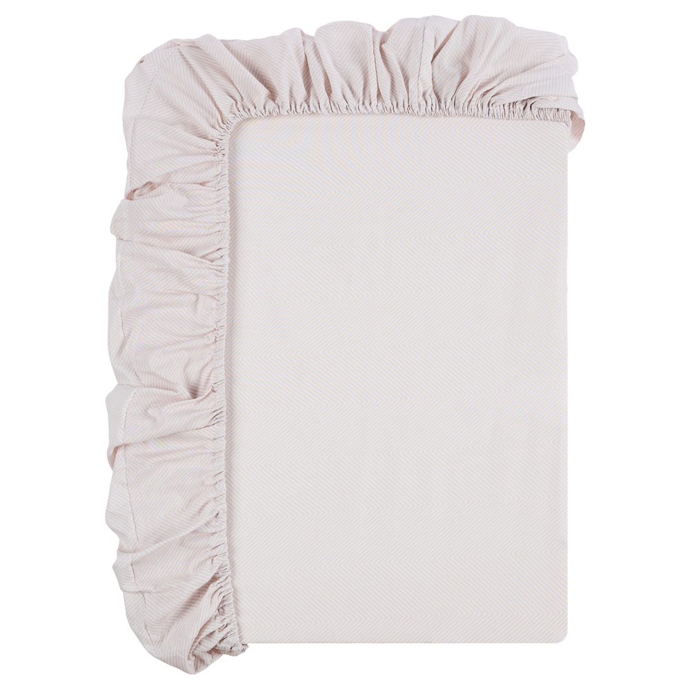 PROVANCE Фрэя Простыня на резинке 200х200х20см, 100% хлопок, поплин, серый, арт.№ 432-273