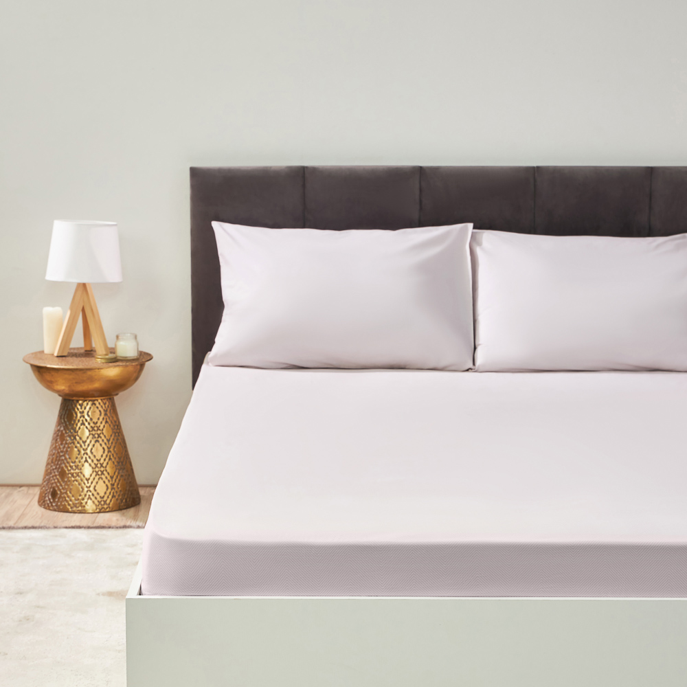 PROVANCE Фрэя Простыня на резинке 200х200х20см, 100% хлопок, поплин, серый, арт.№ 432-273