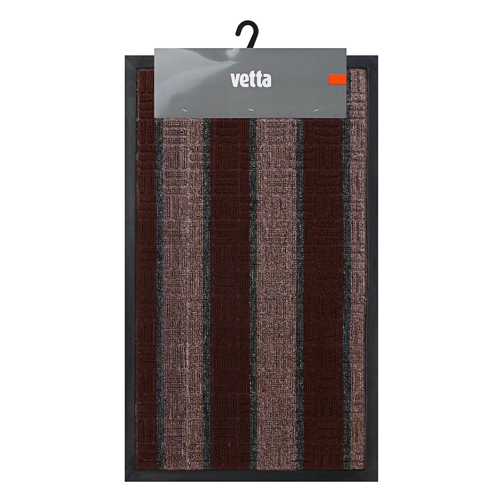 Коврик придверный тм VETTA Folk, ворсовый с резиновой каймой, 45x75см, 3 дизайна, арт.№ 466-295