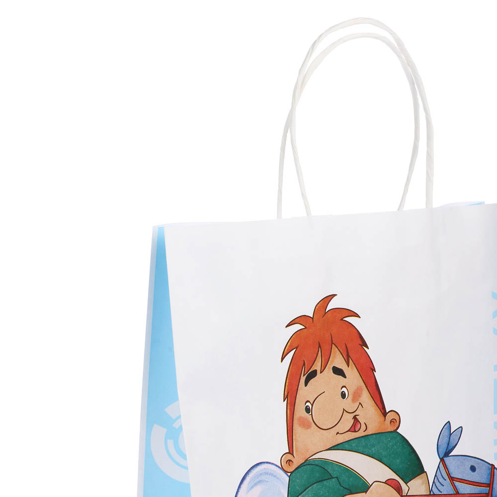 Пакет подарочный с кручеными ручками L 24х10,5х32 см, "Малыш и Карлсон. Лучший возраст", арт.№ 507-500