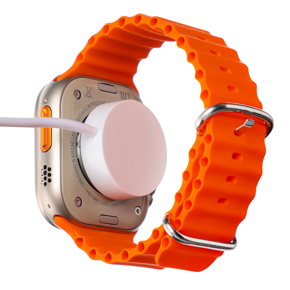 Смарт-часы BY Space Ultra watch, IP65, BT5.0, 200 мАч, 2.01", металл, оранжевый, арт.№ 450-084