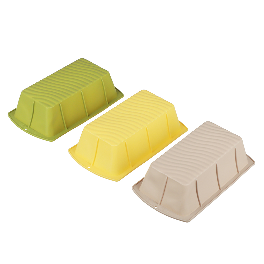 VETTA Форма силиконовая прямоугольная 22,5x12,5x6см, 3 цвета, арт.№ 856-126