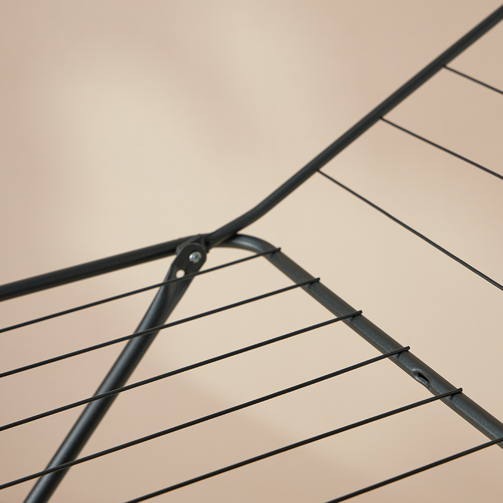 VETTA Сушилка напольная 18 м, окраш.сталь, черная, СБ1-ГЛ/Ч, арт.№ 452-100