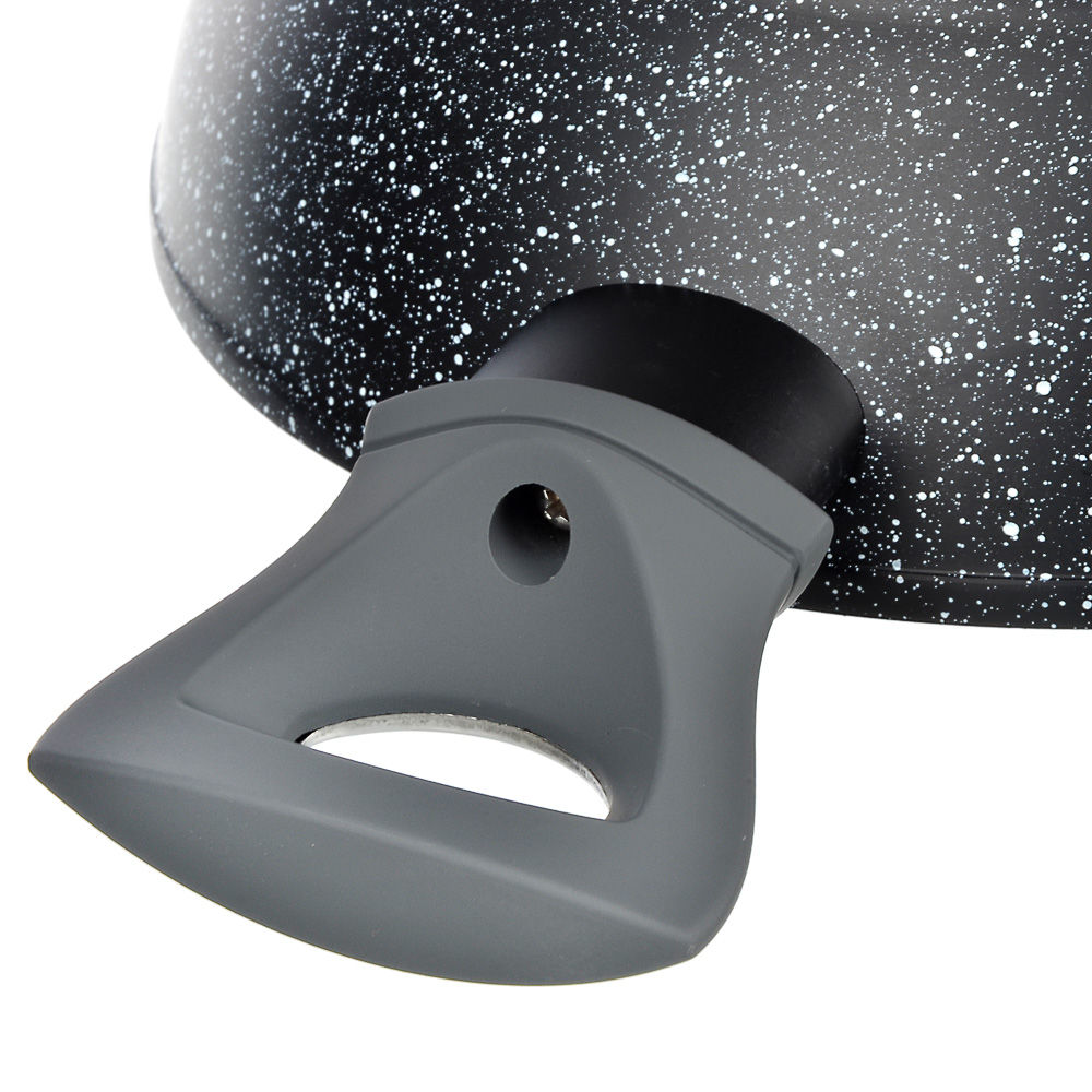 SATOSHI Труа Набор 4пр. Сковорода, сотейник, кастрюля d=24см, крышка, антипригарное покрытие мрамор, арт.№ 846-509