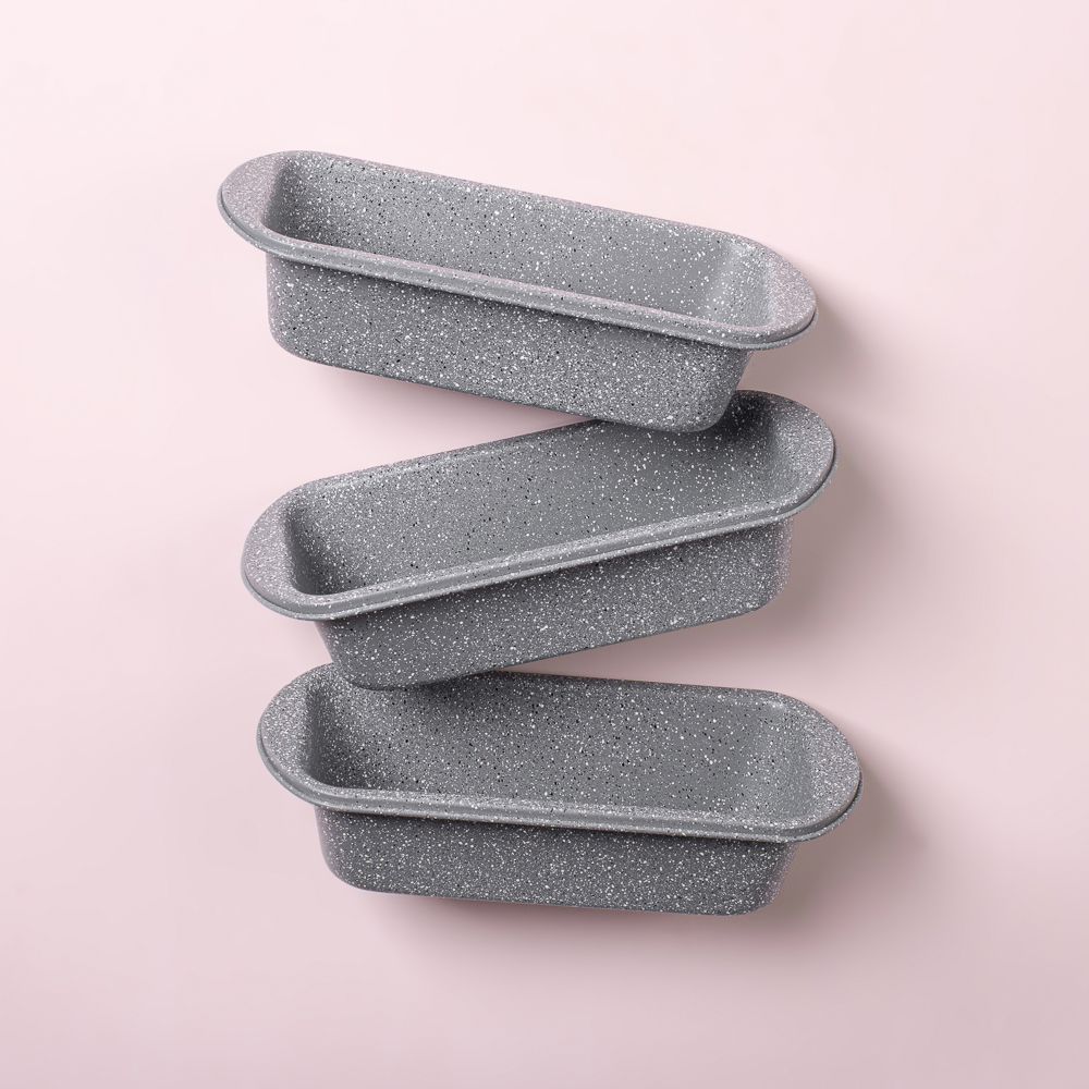 SATOSHI Буко Форма для выпечки хлеба, 26,5х12,5х6см, угл.сталь, антипригарное покрытие "Мрамор", арт.№ 849-187