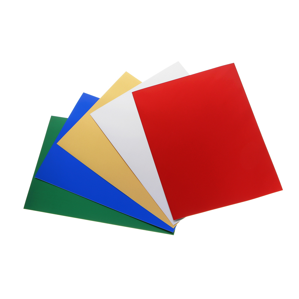 FLOMIK Картон цветной фольгированный мелованный, А4, 5л., 5цв., 250 г/м2, в папке, арт.№ 558-009