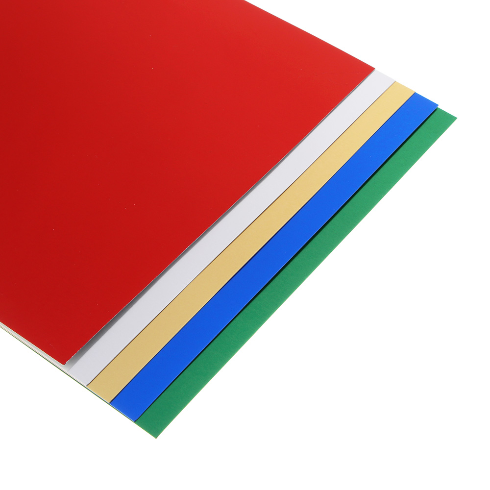 FLOMIK Картон цветной фольгированный мелованный, А4, 5л., 5цв., 250 г/м2, в папке, арт.№ 558-009