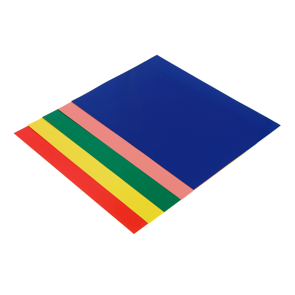 Картон цветной FLOMIK глянцевый мелованный, двухстор., А4, 5л., 5цв., 160 г/м2, в папке, арт.№ 558-011