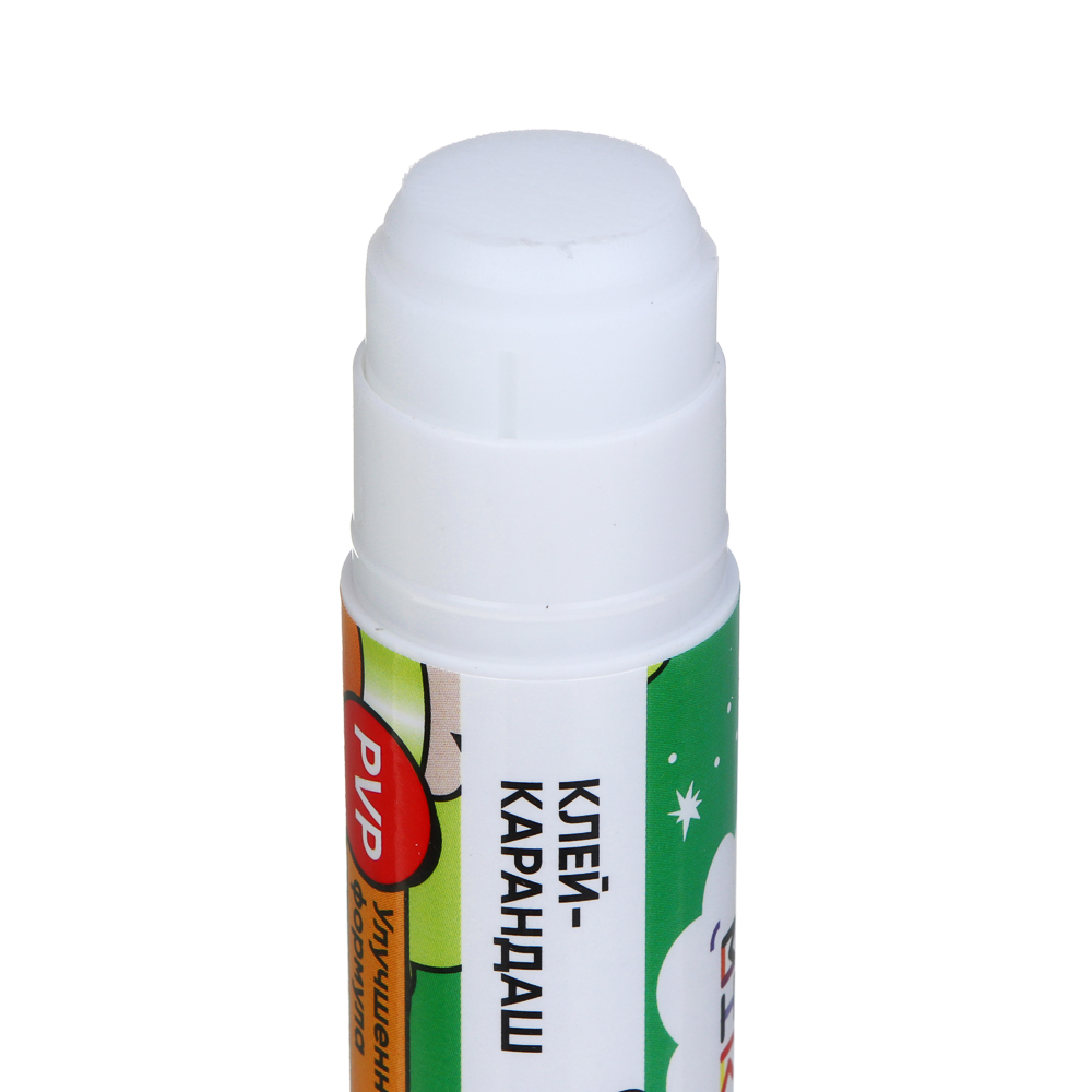 Клей-карандаш FLOMIK 15 грамм, колпачок в форме животного, улучшенная формула PVP, арт.№ 586-006