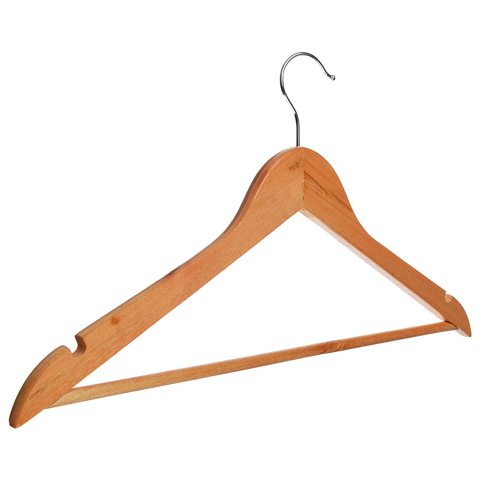 Вешалка для одежды деревянная 45см, ПРОМО, арт.№ 455-039