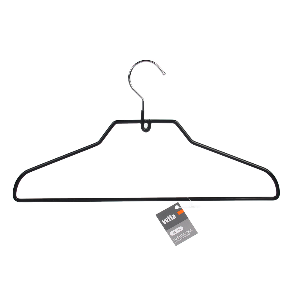 VETTA Вешалка металл с ПВХ покрытием 40см (цвет mix), TCH-103, арт.№ 456-033