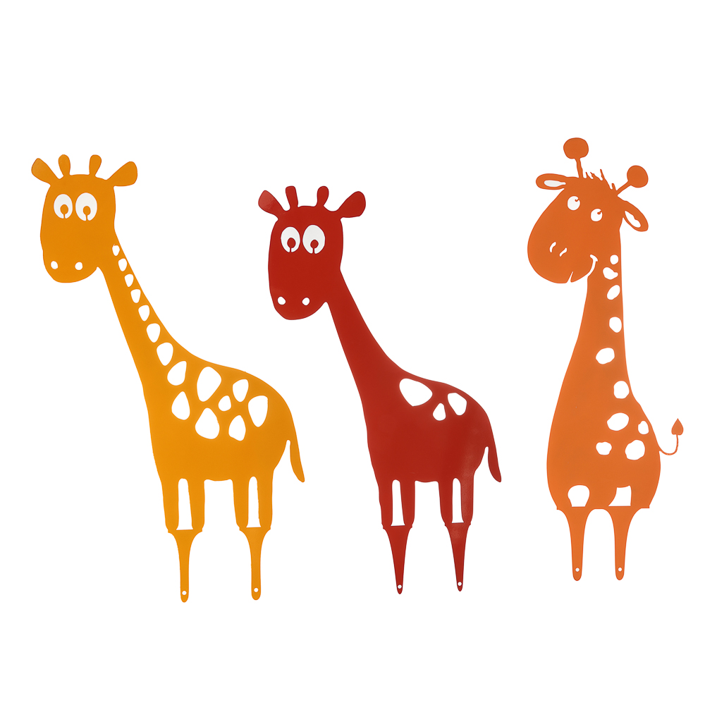 Фигура садовая Жираф малый 60см, металл, 3 вида, арт.№ 162-221