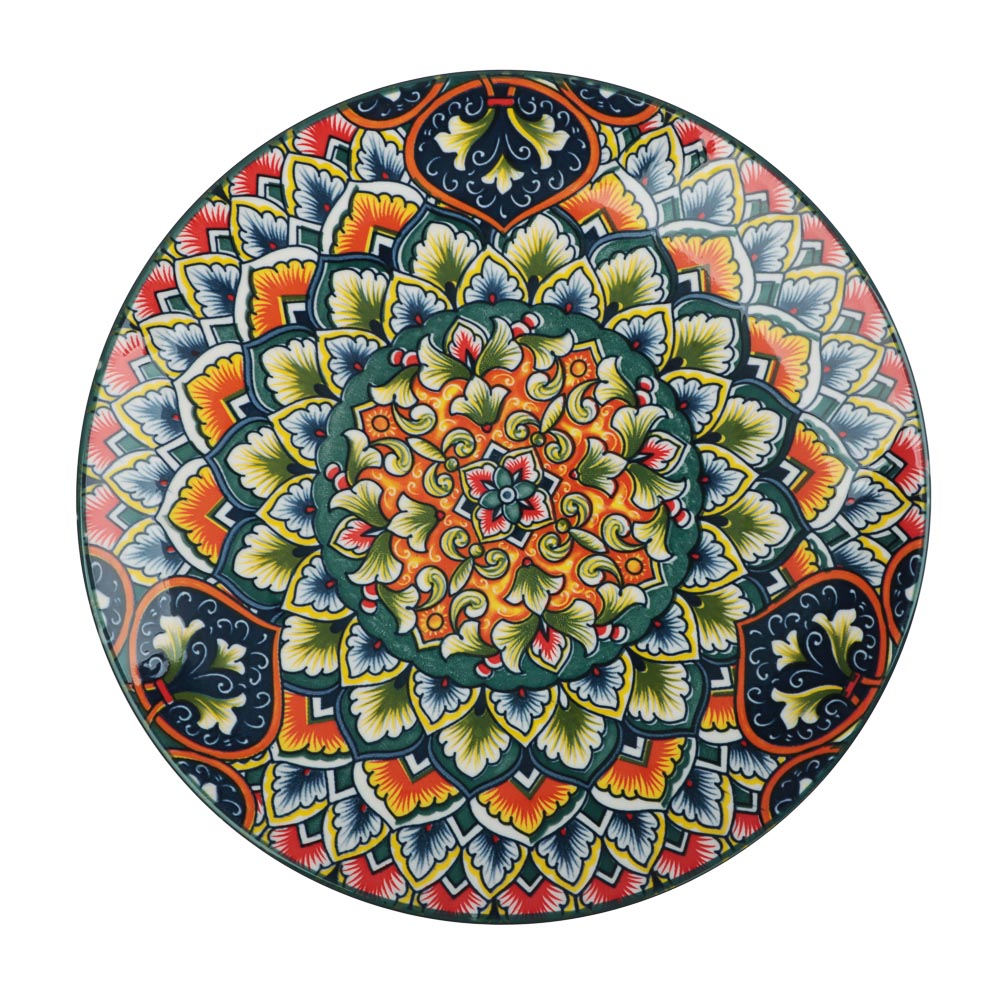 Тарелка 21,5х21,5х2см, тм MILLIMI Ориентал, керамика, арт.№ 824-317