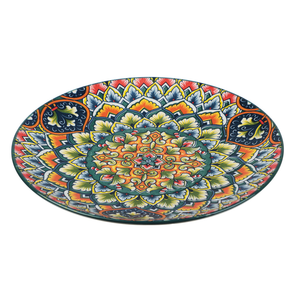 Тарелка 21,5х21,5х2см, тм MILLIMI Ориентал, керамика, арт.№ 824-317