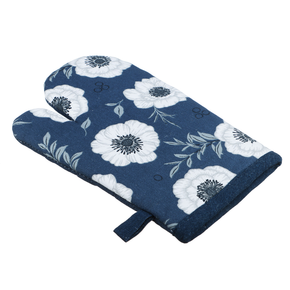 PROVANCE Нэви Прихватка-варежка, 100% хлопок, 18х29см, синий, 3 цвета, арт.№ 493-135