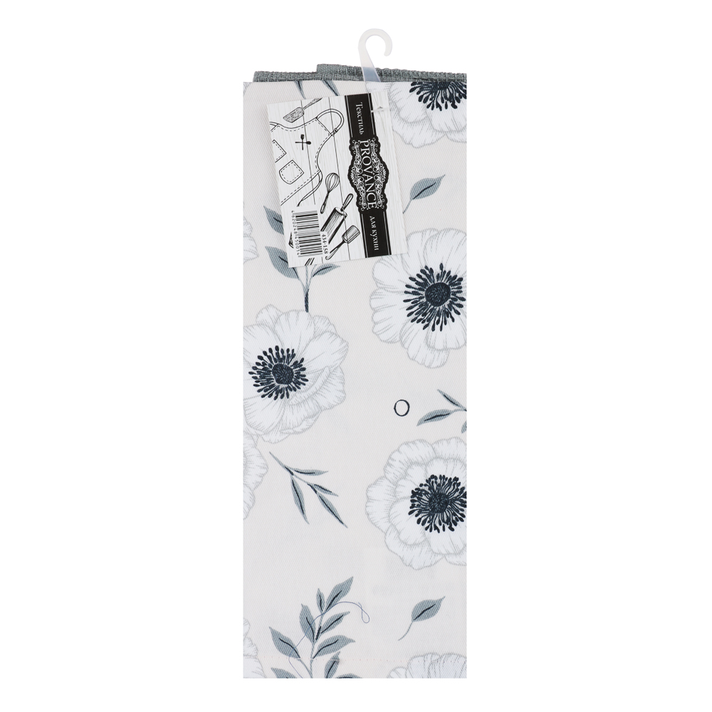 PROVANCE Нэви Комплект полотенец кухонных 2шт, 100% хлопок, 40х60см, серый, арт.№ 434-158