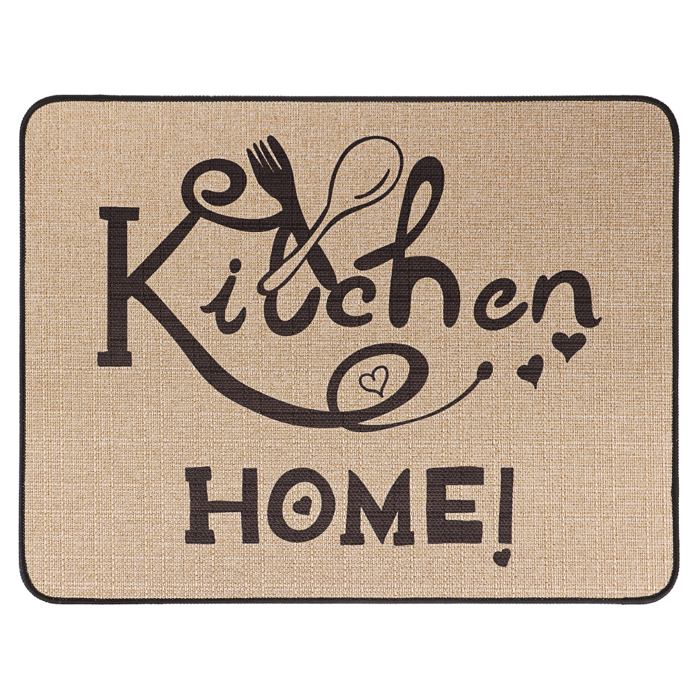 VETTA Коврик для сушки посуды, 50x38 см, искусственный лен, резина, арт.№ 485-178