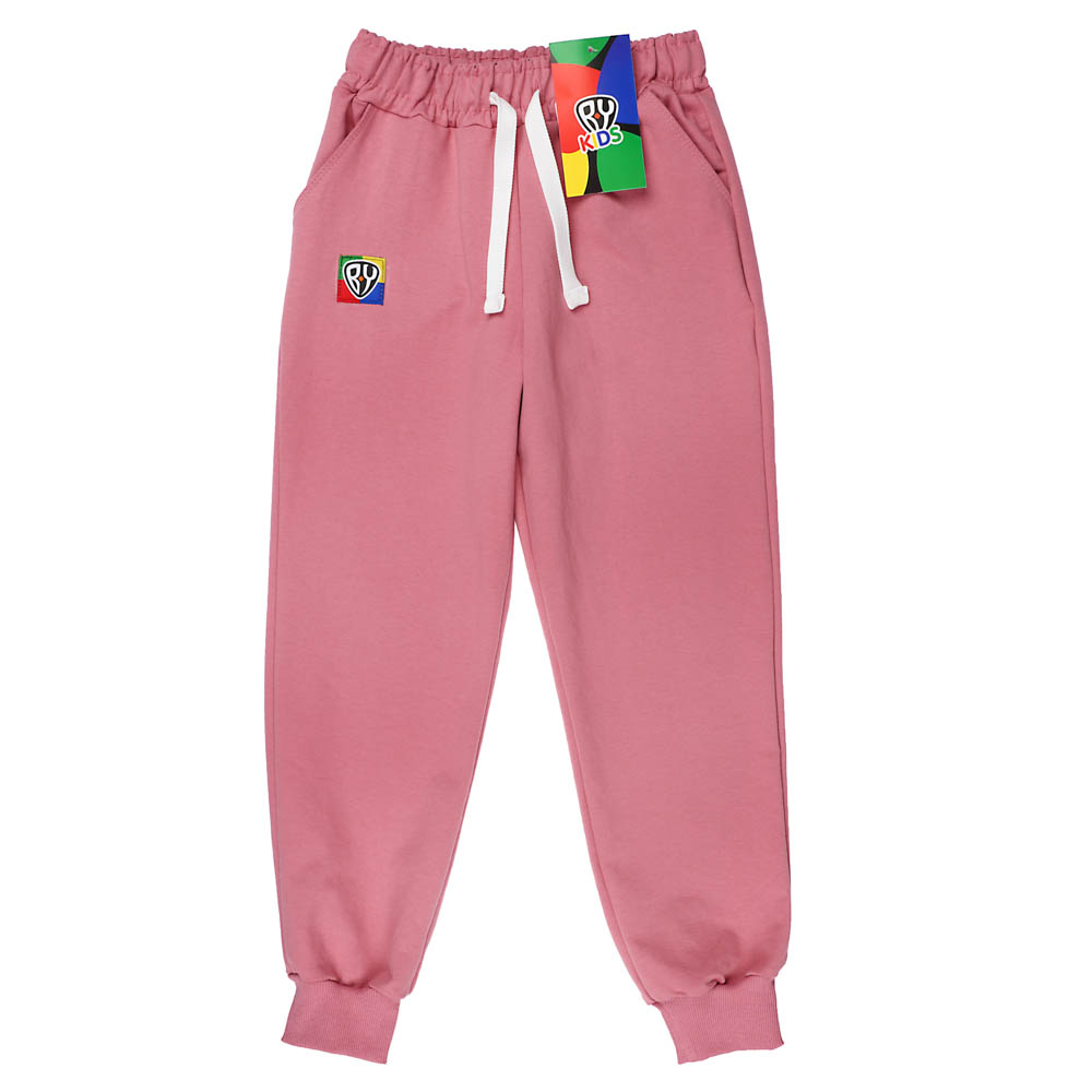 BY Basic Брюки детские, хлопок, цвет розовый, размер 134, арт.№ 833-036