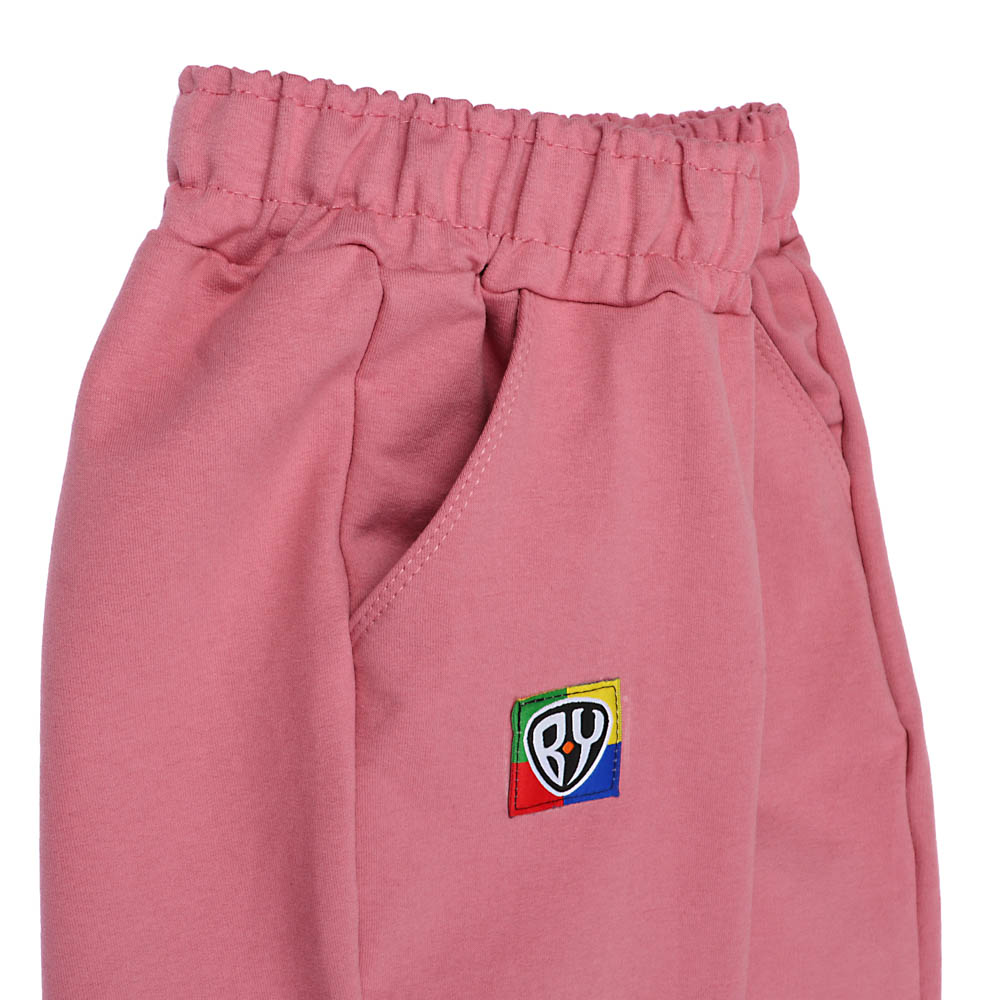 BY Basic Брюки детские, хлопок, цвет розовый, размер 146, арт.№ 833-038