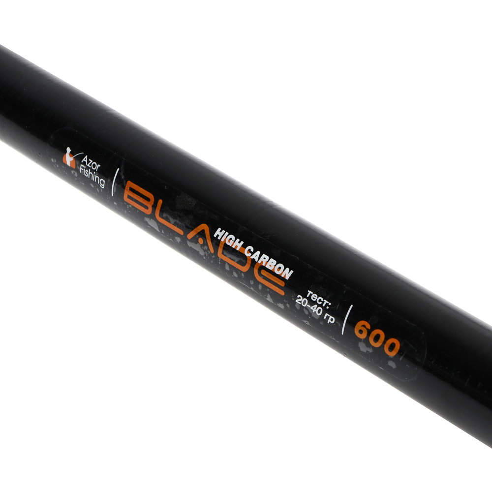 Удочка с кольцами "Блейд" тм AZOR FISHING, телескоп., файбергласс, 6,0м, тест 20-40гр., арт.№ 149-105