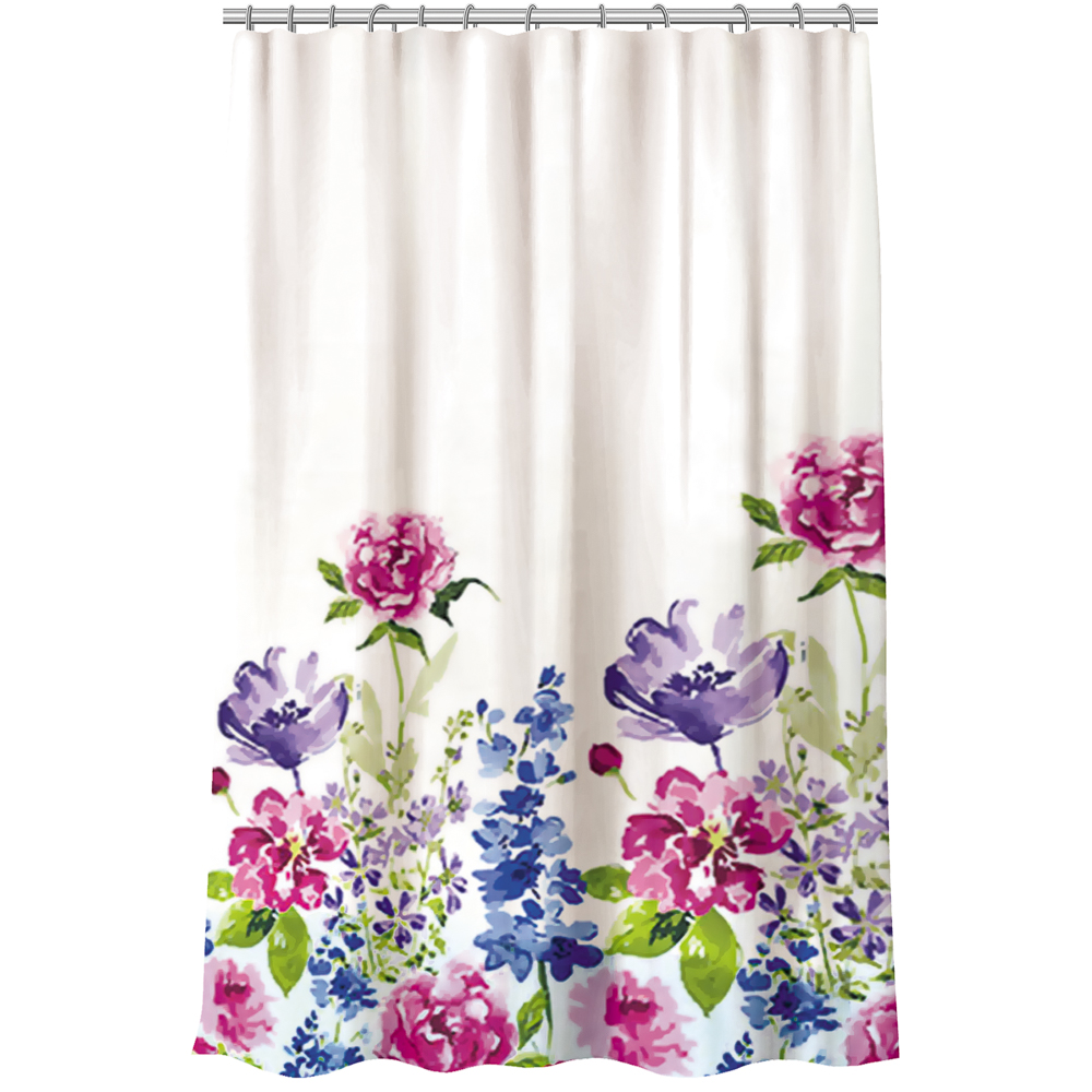 VETTA Шторка для ванной, ПЕВА, 180x180см, "Цветущий сад", 4 дизайна, арт.№ 461-525