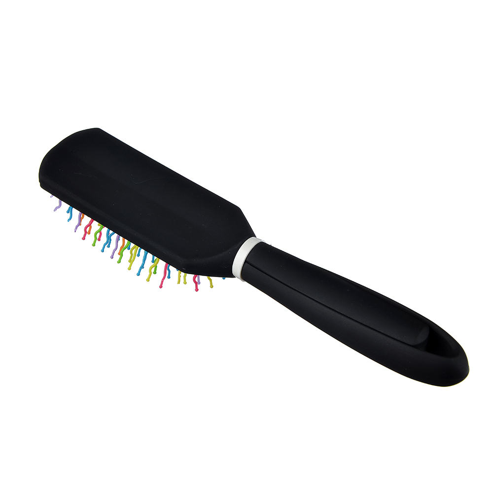 ЮНИLOOK Расческа массажная Радуга с цветными зубчиками, 23,5х4,5см, #21, арт.№ 356-590