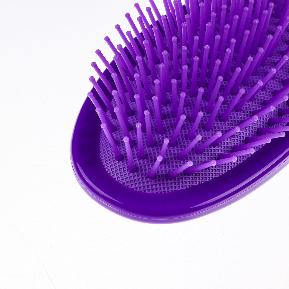 Расческа массажная тм ЮНИLOOK, пластик, 22х7см, 6 цветов, арт.№ 356-593