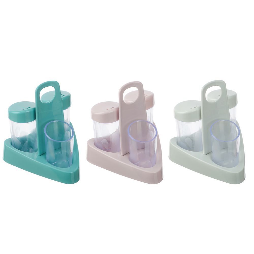 Набор для специй "Люмици", пластик, 3 цвета, арт.№ 861-285