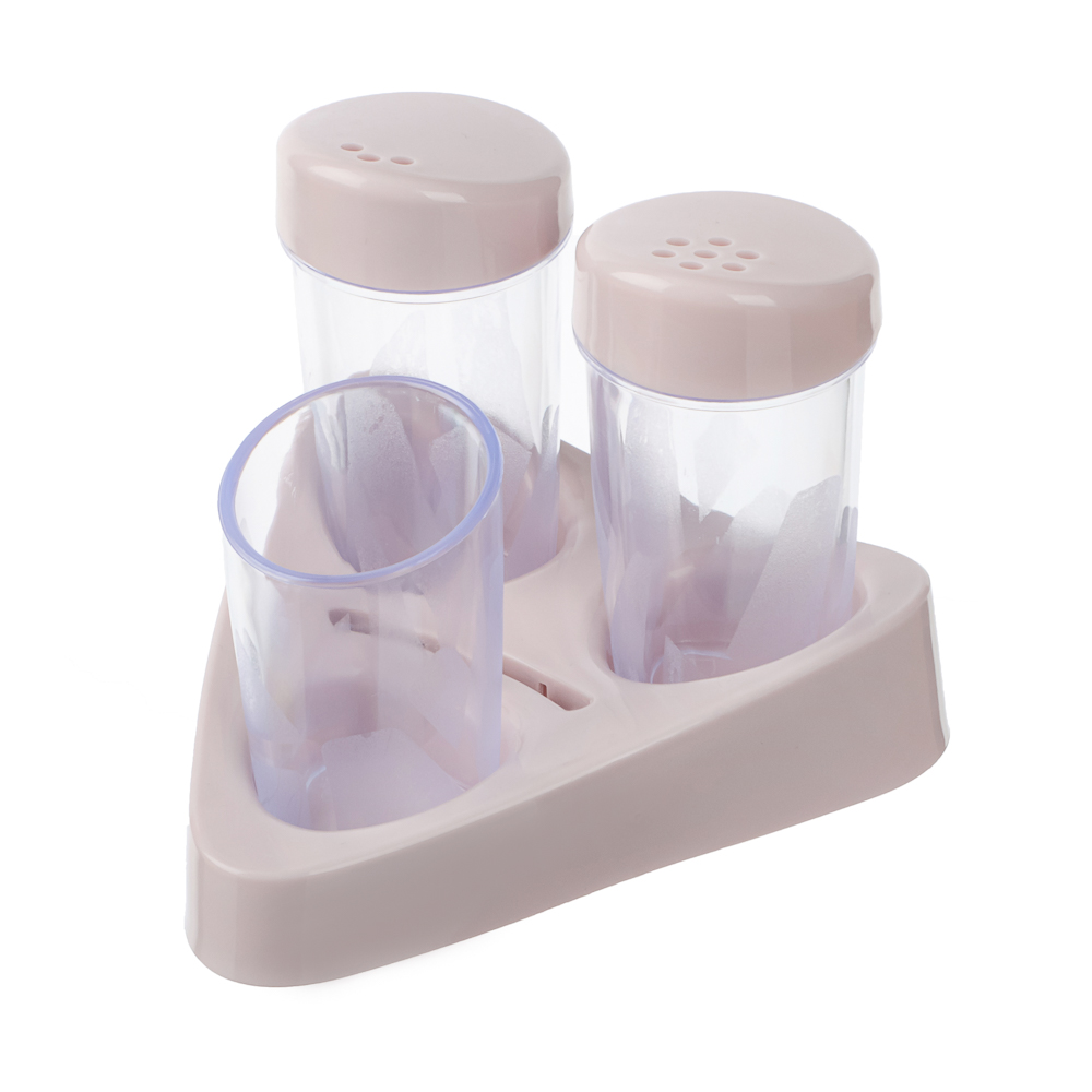 Набор для специй "Люмици", пластик, 3 цвета, арт.№ 861-285