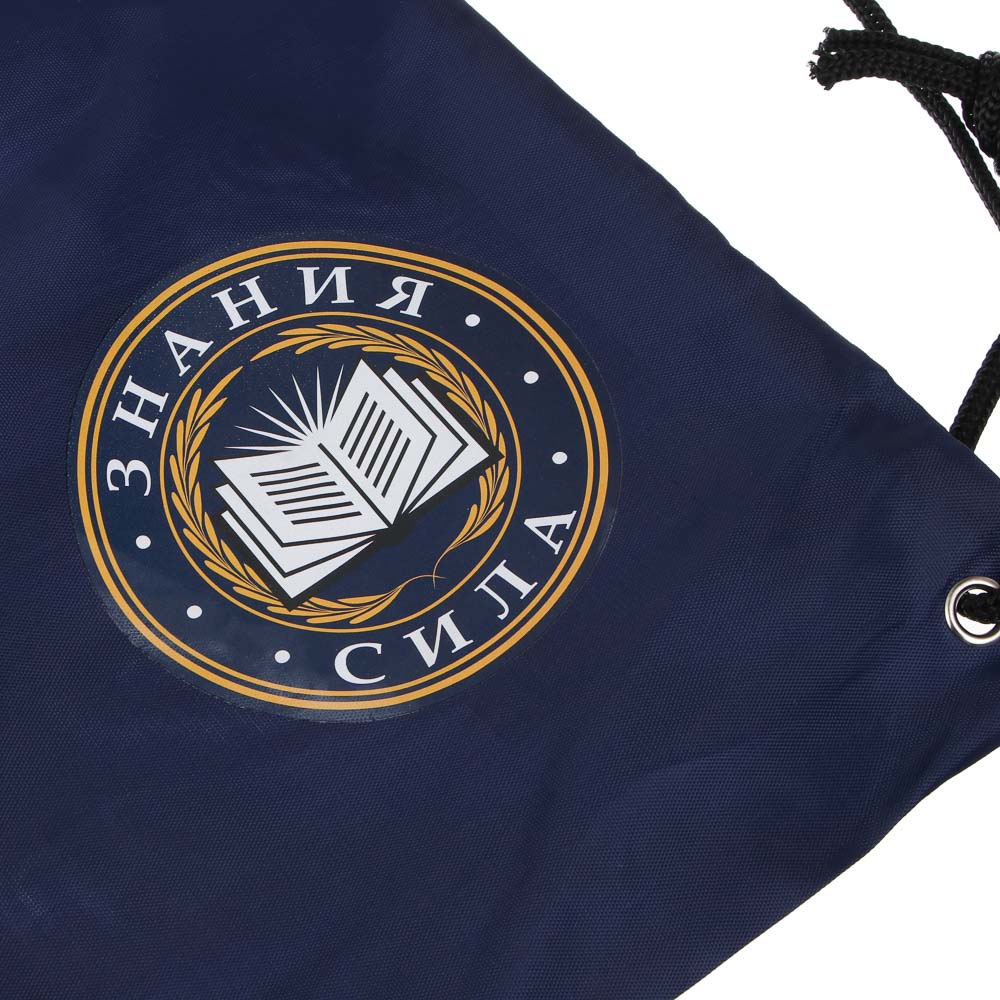 Мешок для сменной обуви на завязках, 40х47см, "Карбон/Базис", полиэстер, ОПП пакет, 2 диз., арт.№ 524-319