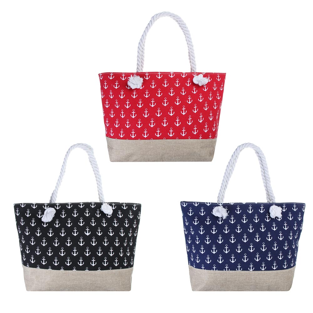 ЮL Сумка пляжная 52х35х12 см, 100% полиэстер, 3 цвета, арт.№ 337-049