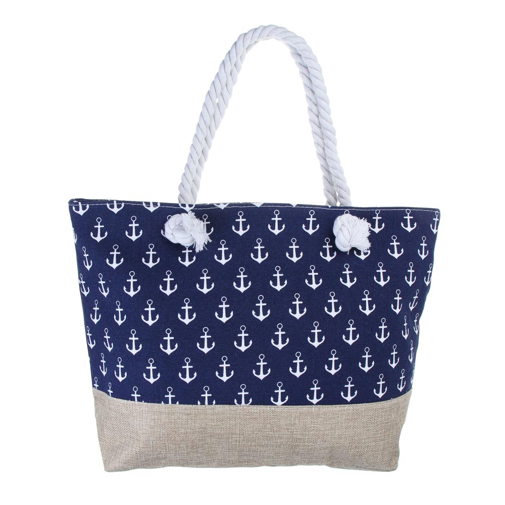 ЮL Сумка пляжная 52х35х12 см, 100% полиэстер, 3 цвета, арт.№ 337-049