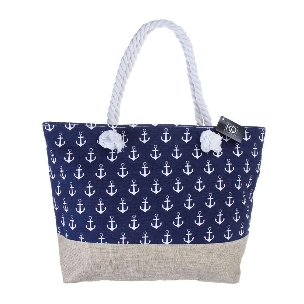 ЮL Сумка пляжная 52х35х12 см, 100% полиэстер, 3 цвета, арт.№ 337-049