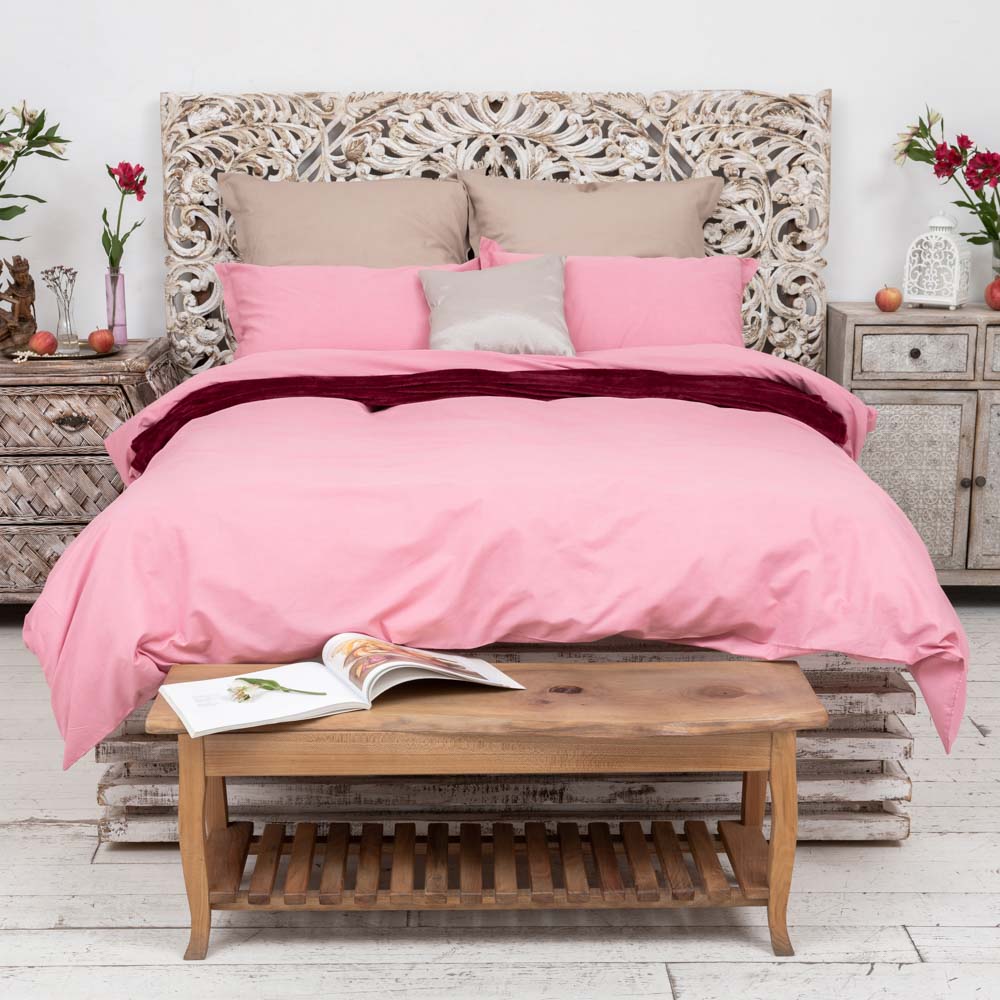 PROVANCE Роузмист Простыня 1,5сп, 150х220см, смесовый хлопок, 3 цвета, арт.№ 432-066