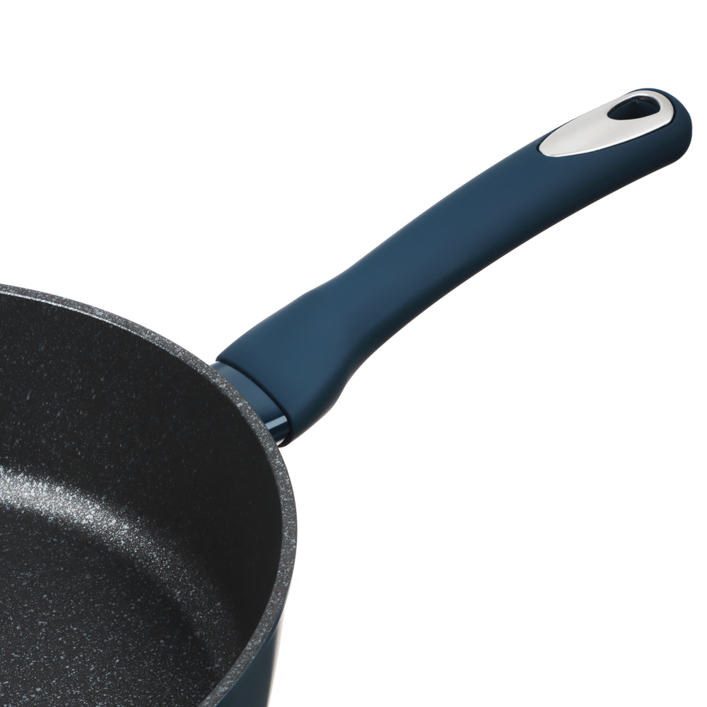 SATOSHI Ривьера Сковорода литая глубокая d28см, антипригарное покрытие мрамор, индукция, арт.№ 846-728