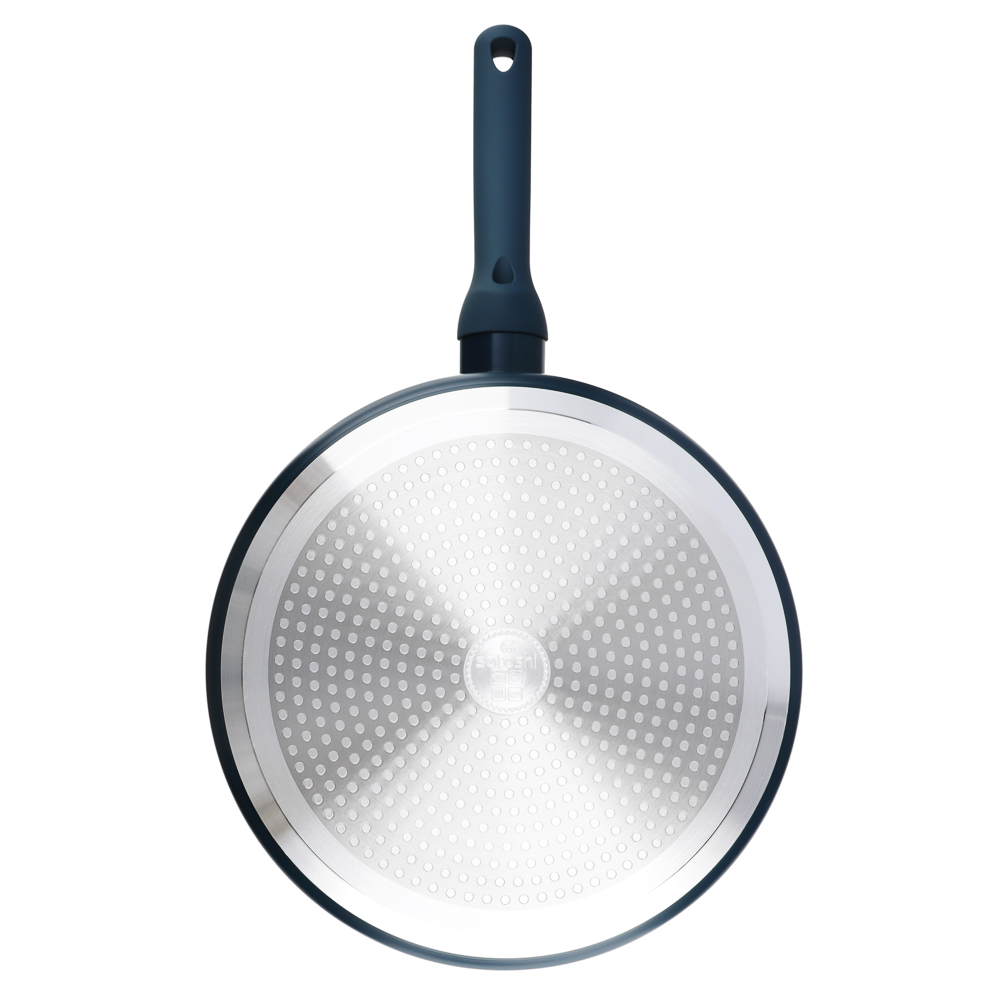 SATOSHI Ривьера Сковорода литая глубокая d28см, антипригарное покрытие мрамор, индукция, арт.№ 846-728