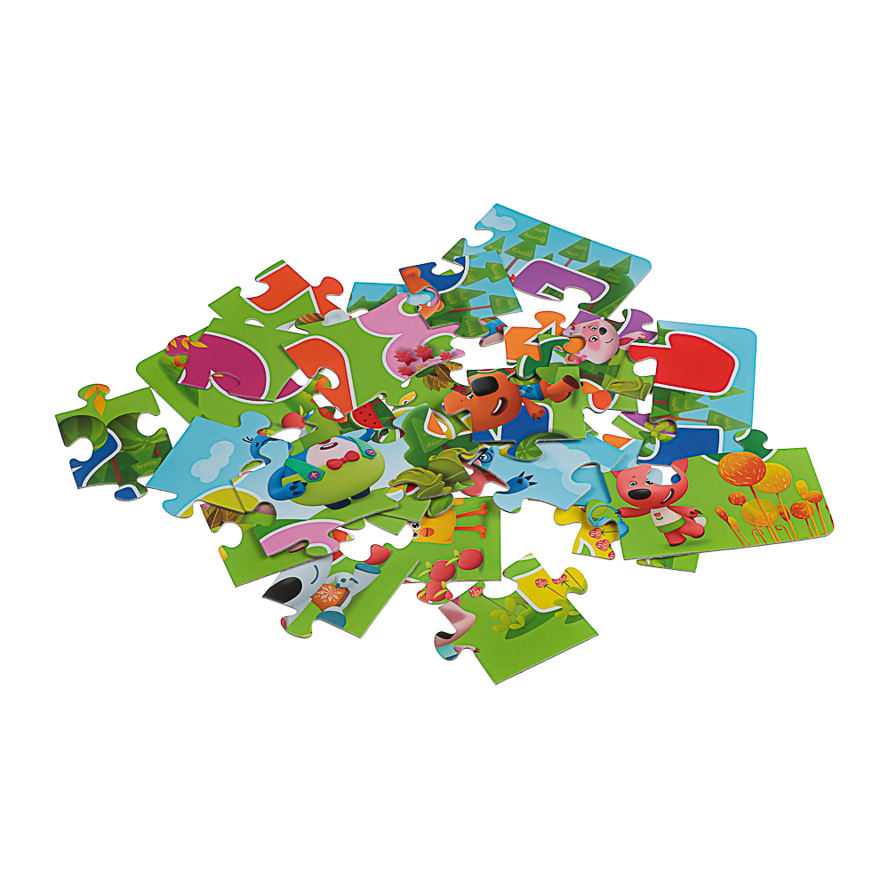 МиМиМишки Пазл 30 элементов, от 1 до 10, 28,5x3,5x18,5 см, арт.№ 285-259