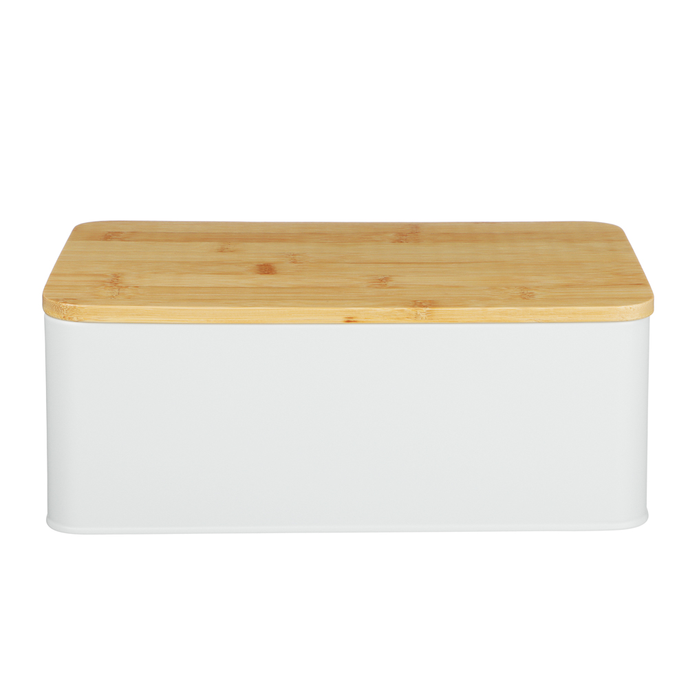 SATOSHI Хлебница с бамбуковой крышкой 33x17,5x13,5см, жесть, арт.№ 828-340
