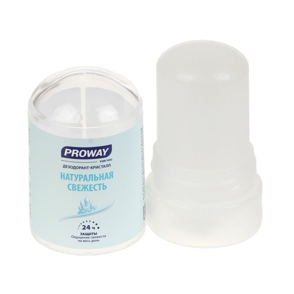 Дезодорант-кристалл тм PROWAY натуральный, 60г, арт.№ 976-069